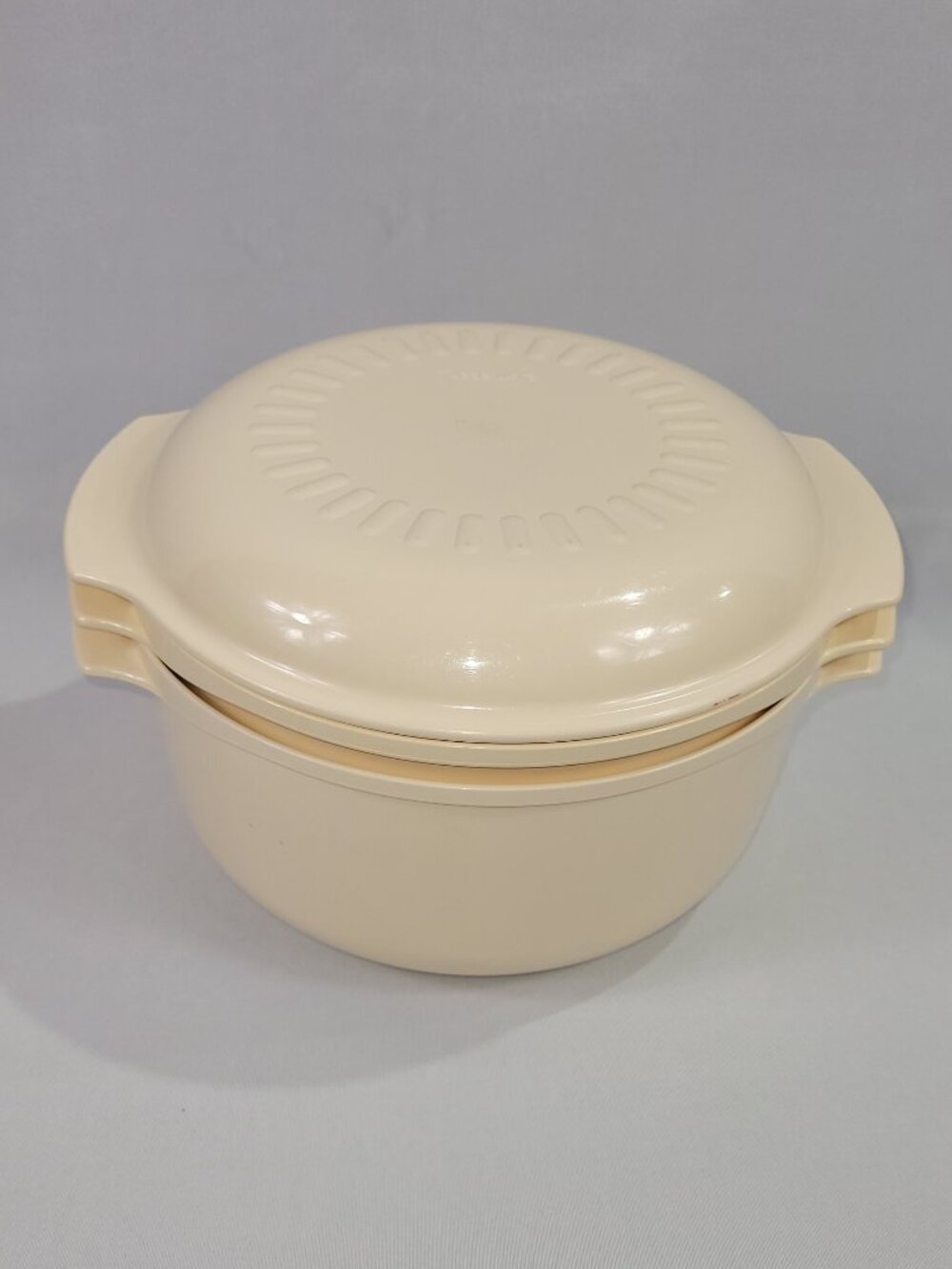 Tupperware Vintage 3 Piece Stack Cooker Microwave Cooking Set